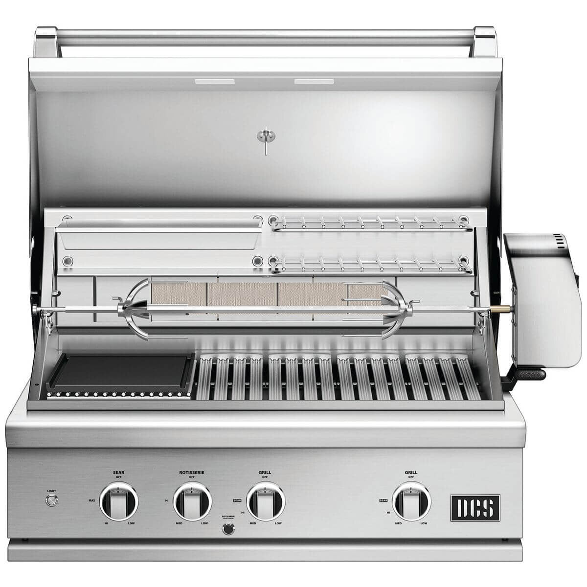 DCS by Fisher & Paykel DCS 36” Grill with Infrared Sear Burner Natural Gas BBQ BE1-36RCI-N