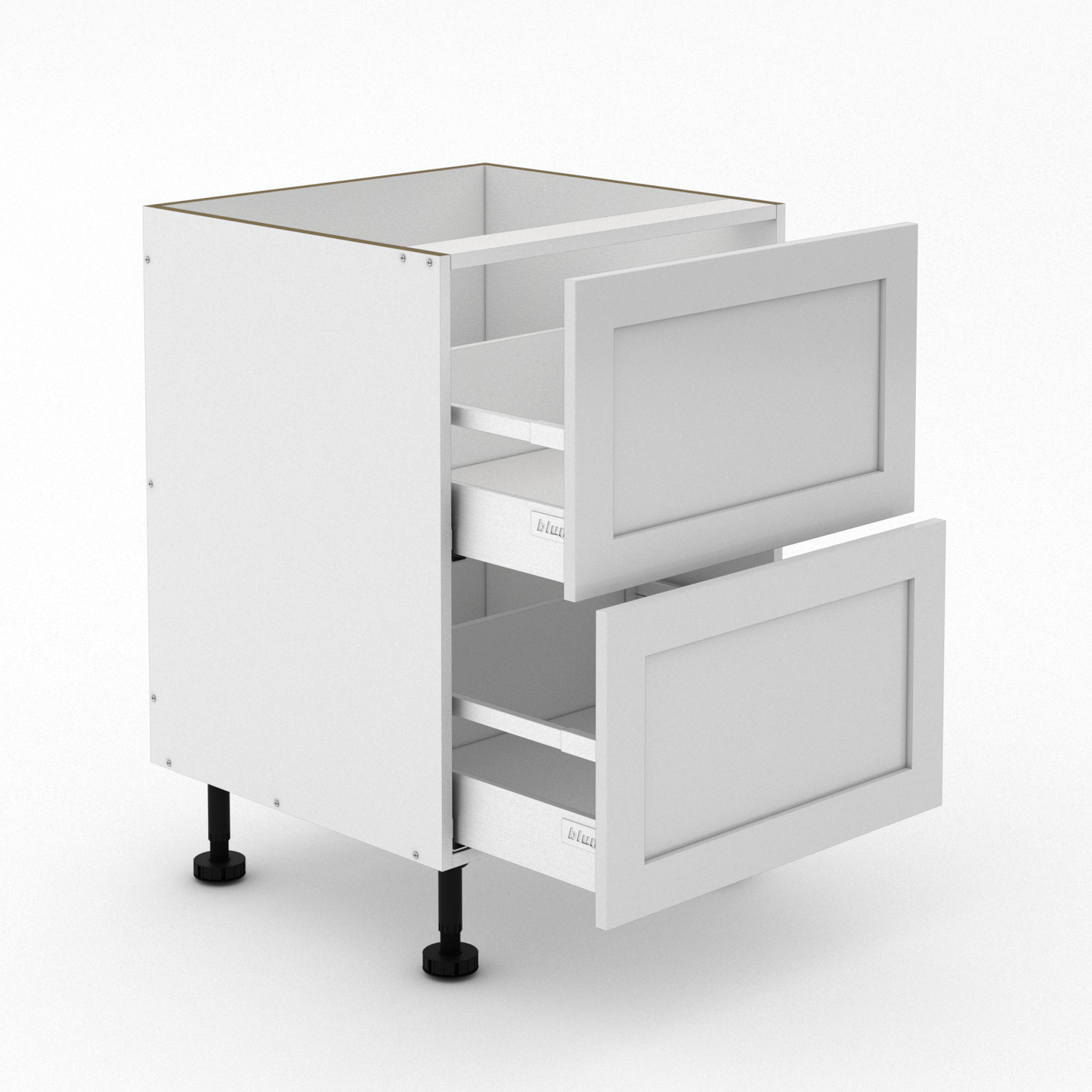 2 Pot Drawers - Shaker