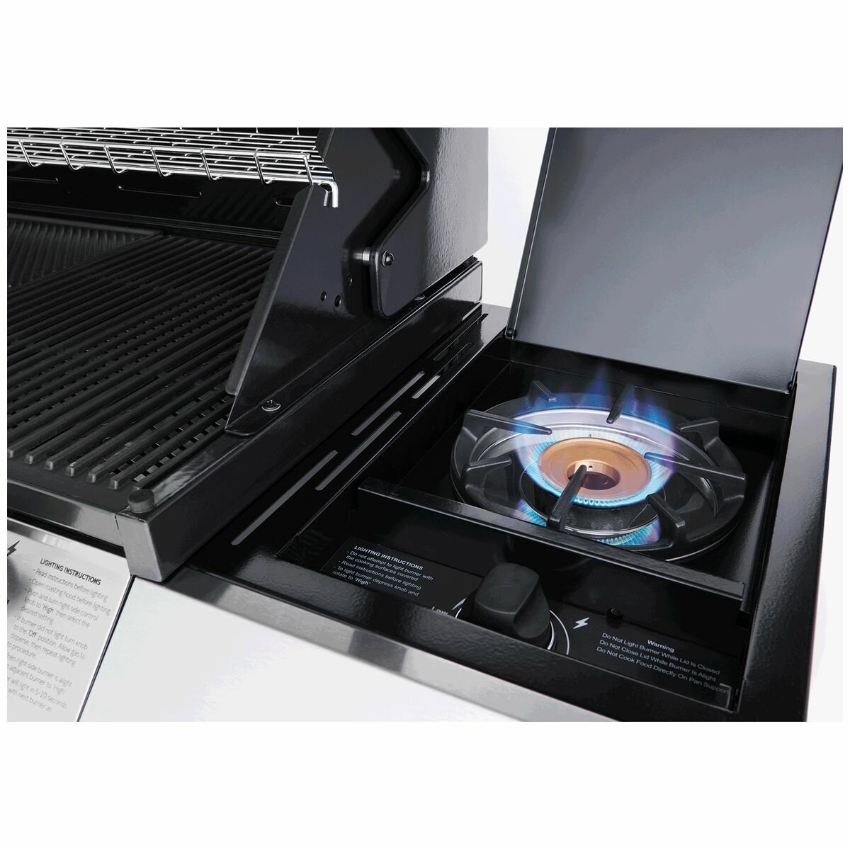 BeefEater 1200 Series 5 Burner LPG BBQ with Trolley & Side Burner BMG1251BB