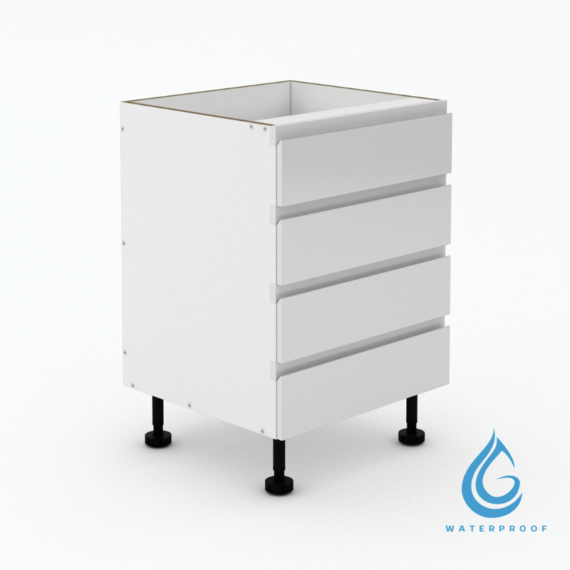 4 Equal Drawers - Shadowline - Outdoor Waterproof