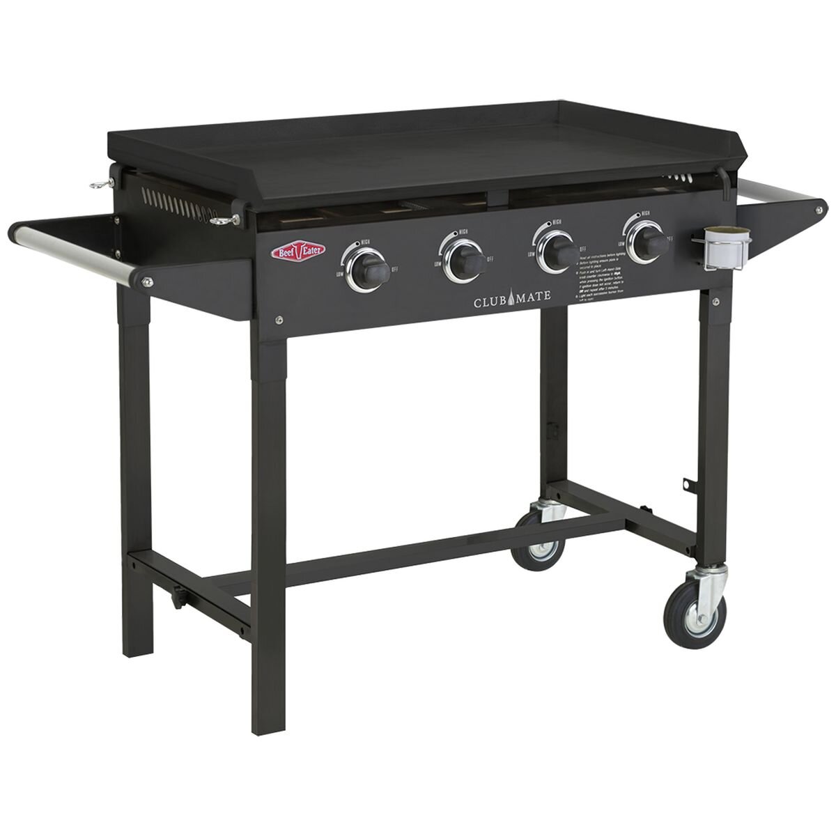 BeefEater Discovery Clubmate 4 Burner Flat Top LPG BBQ BD16740