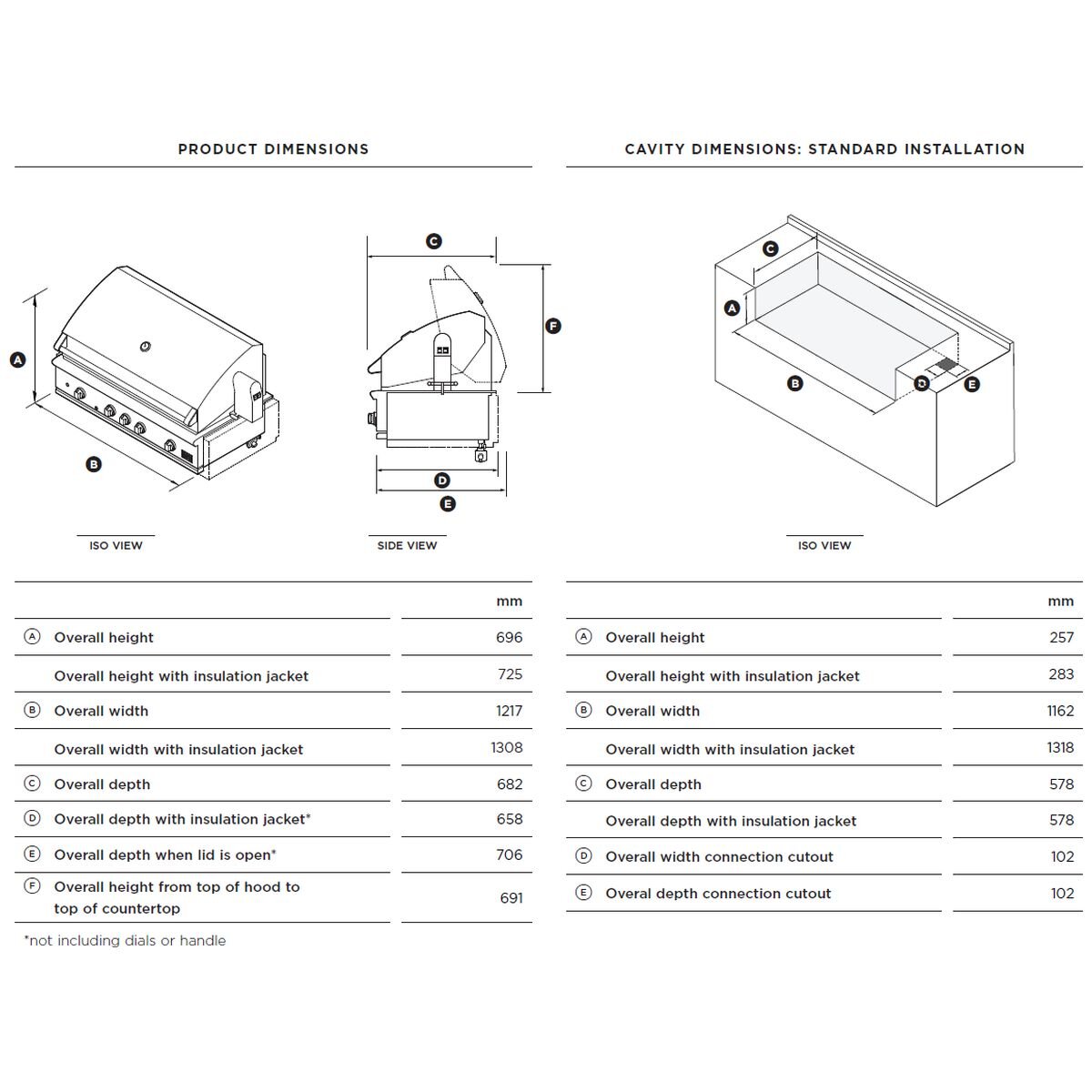 DCS by Fisher & Paykel DCS 48” Grill with Infrared Sear Burner LPG BBQ BE1-48RCI-L
