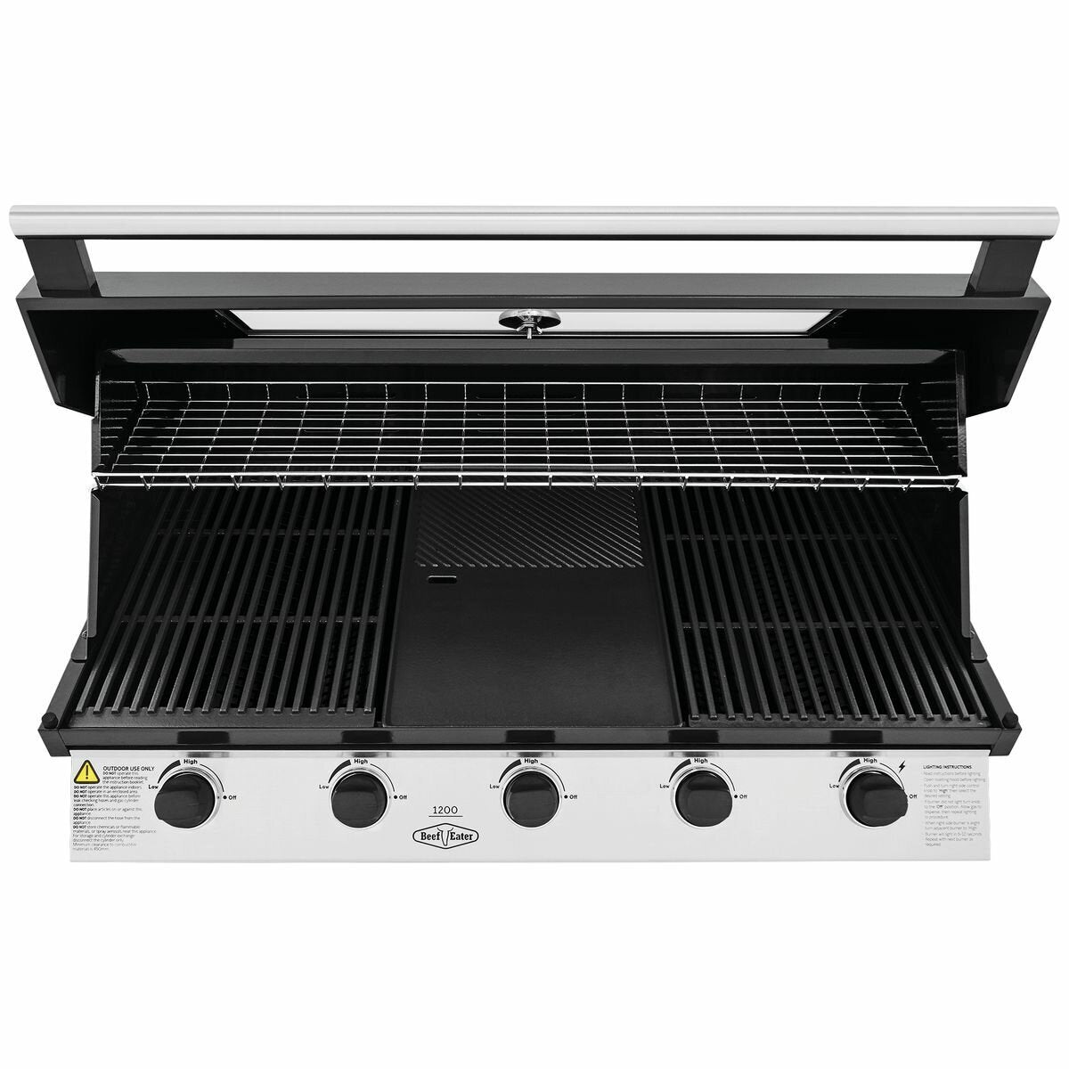BeefEater 1200 Series 5 Burner LPG Built-In BBQ BBG1250BB