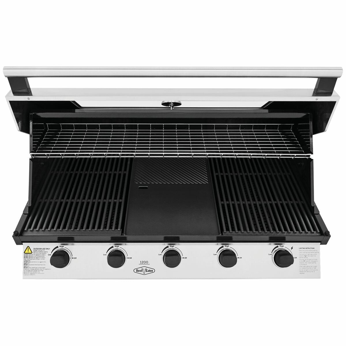 BeefEater 1200 Series 5 Burner LPG Built-In BBQ BBG1250SB