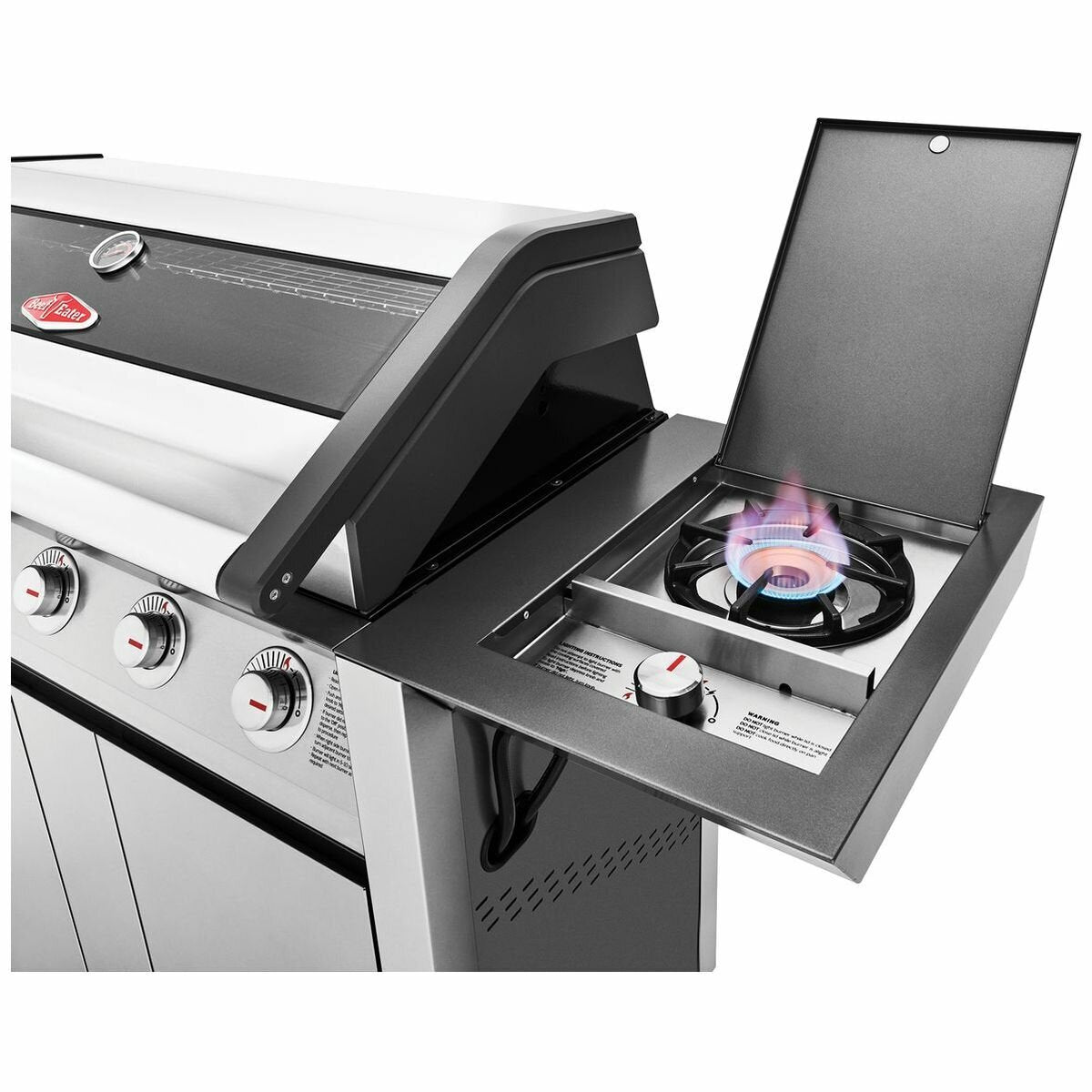 BeefEater 1600 Series SS Five Burner BBQ with Side Burner & Trolley BMG1651SA