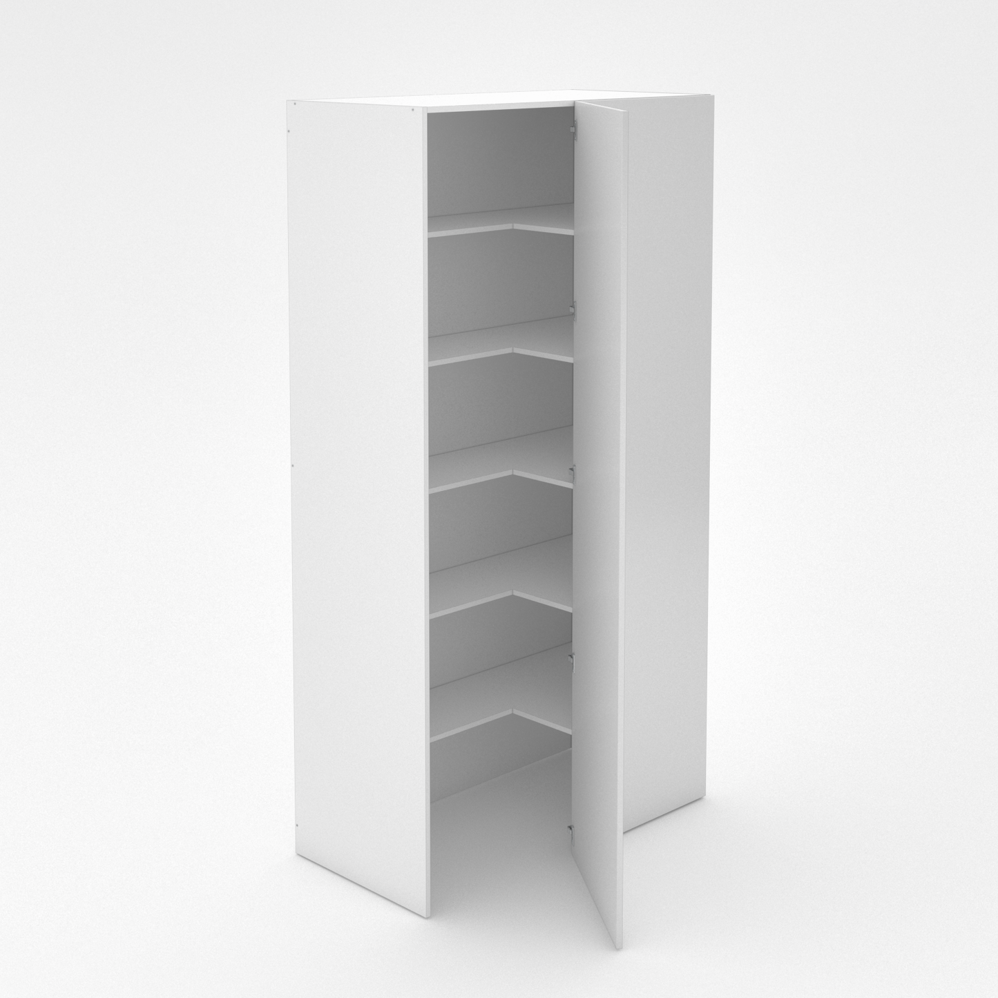 1 Door Blind Corner Pantry - Walk in - Shaker