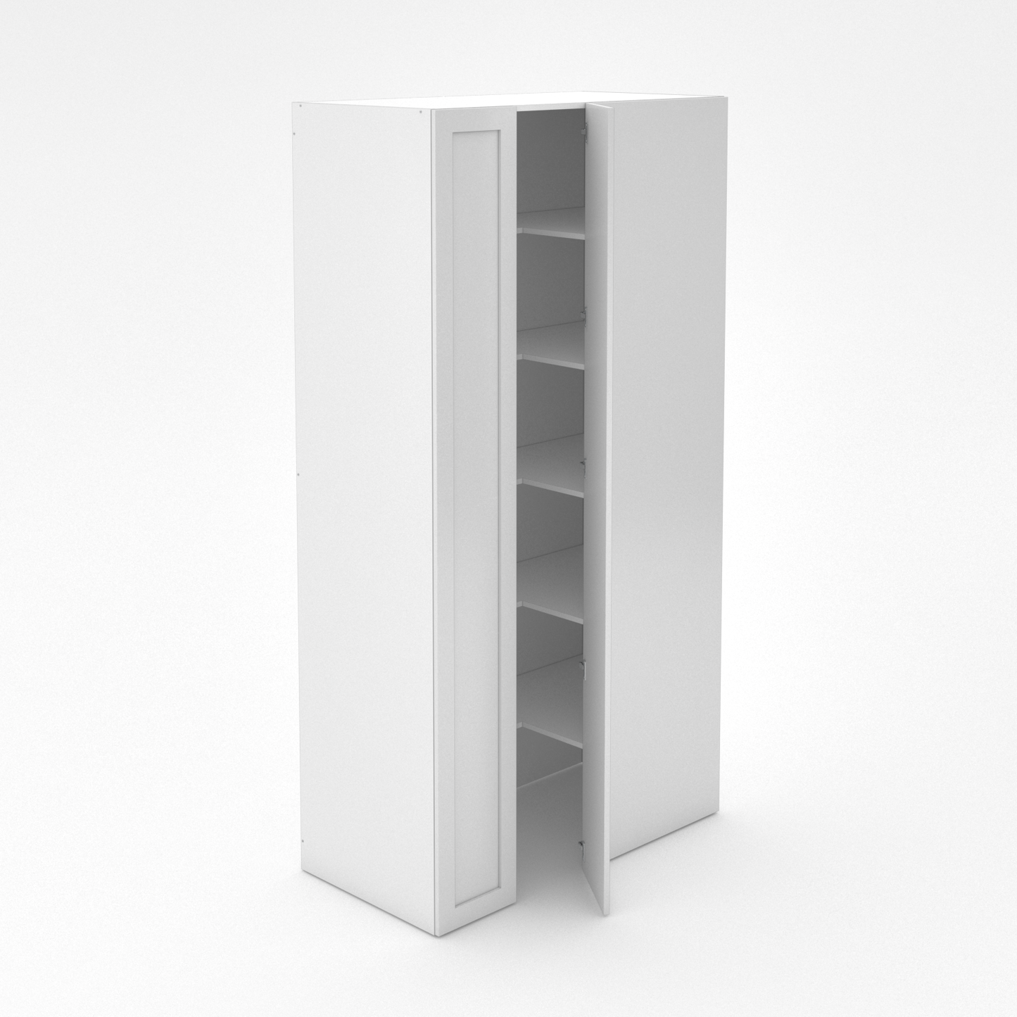2 Door Blind Corner Pantry - Walk in - Shaker
