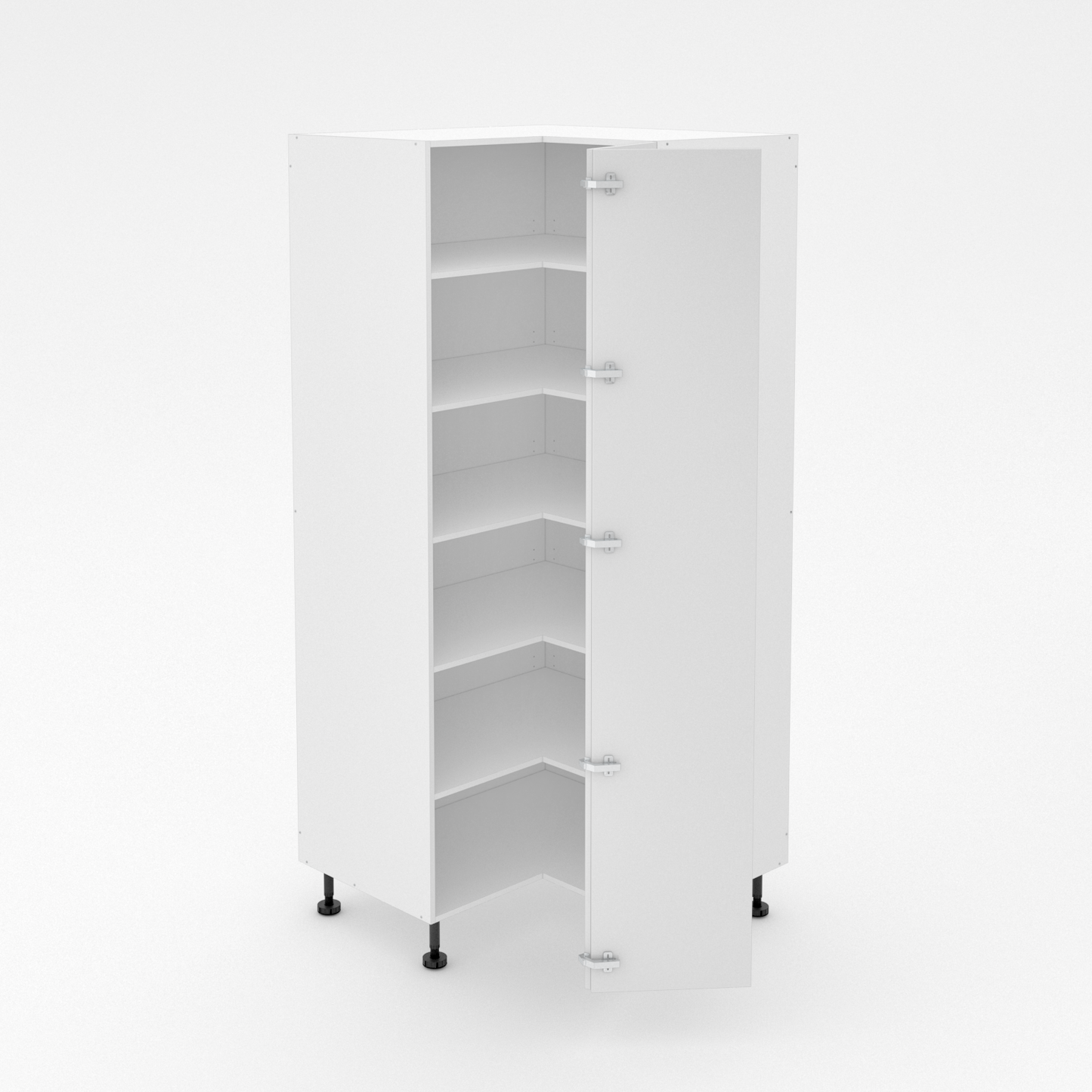 Bifold Corner Pantry - Shaker