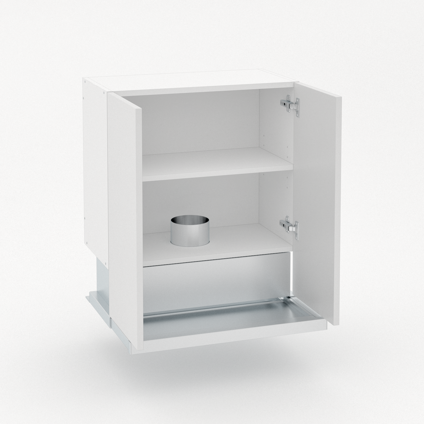 2 Door - Slide out rangehood - Poly