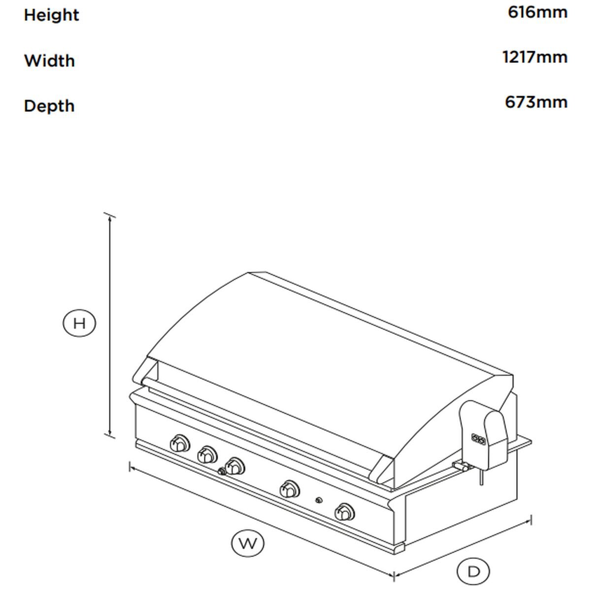 DCS by Fisher & Paykel DCS 48” Grill with Rotisserie BGB48-BQAR-N