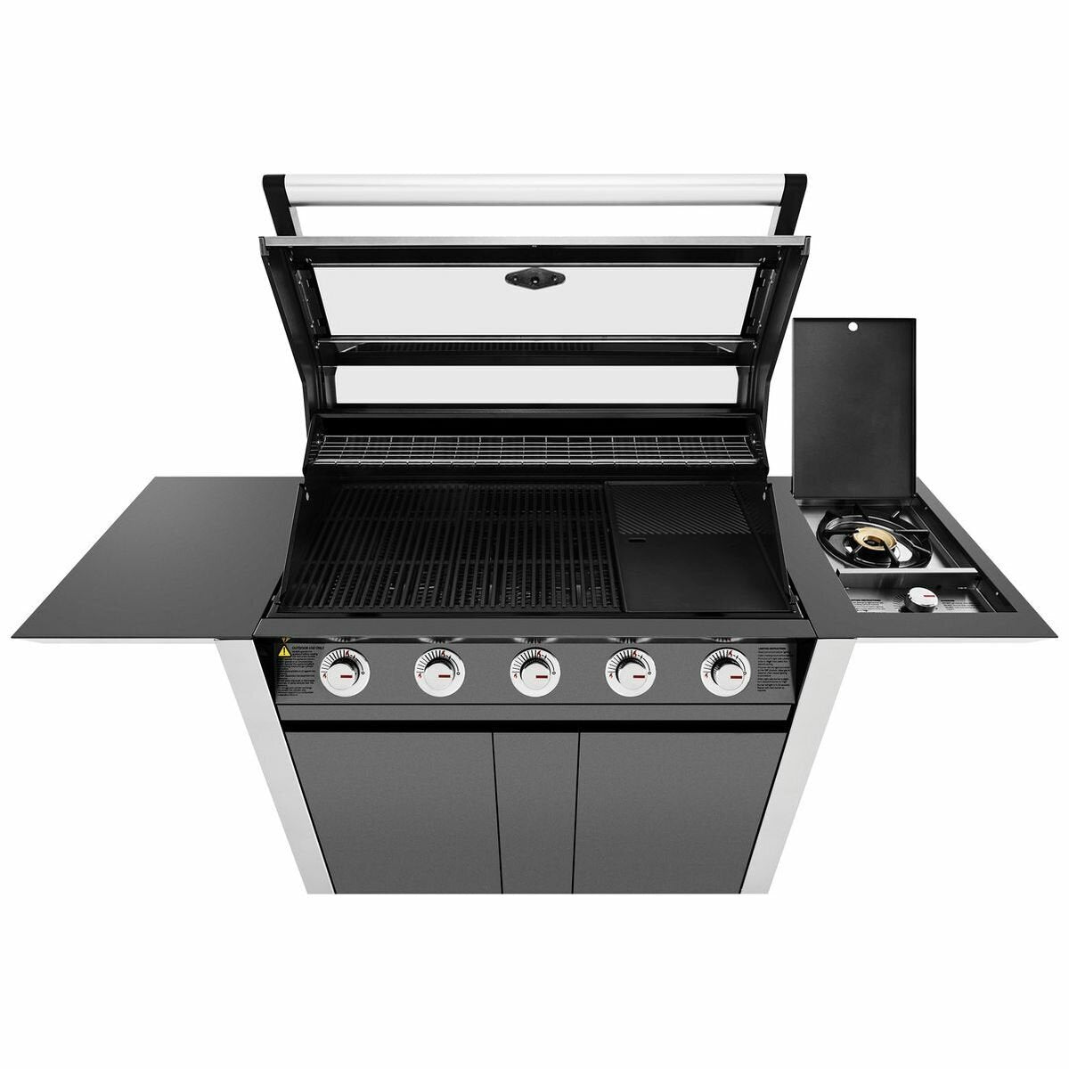 BeefEater 1600 Series Dark Five Burner BBQ with Side Burner & Trolley BMG1651DA