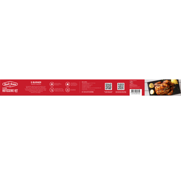 BeefEater Electric Rotisserie Kit for 5 Burner BBQ BR500 BR500B