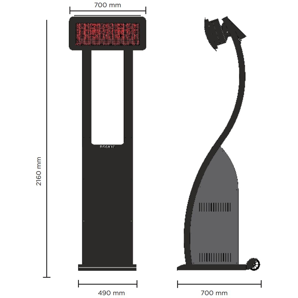 Bromic Tungsten Smart Heat Portable LPG Heater 2620350