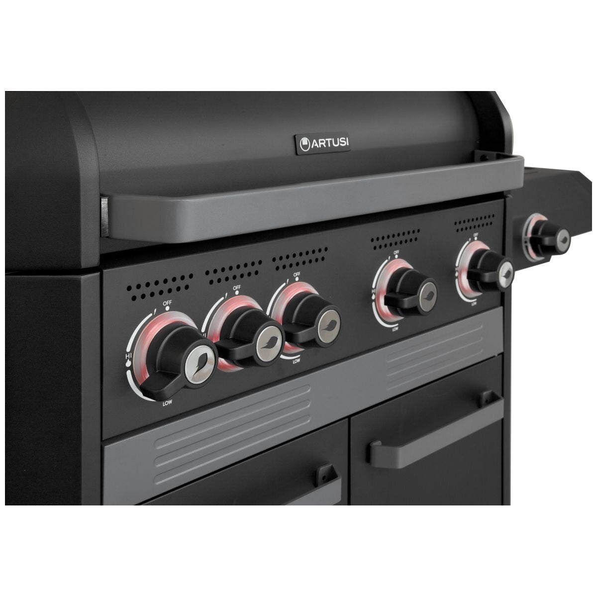 Artusi 4 Burner Chicago Freestanding BBQ with Wok ATBBQCG4