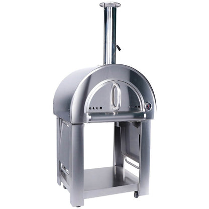 Smart Built-In Wood Fired Pizza Oven with Freestanding Trolley Stainless Steel PW01PW01-C