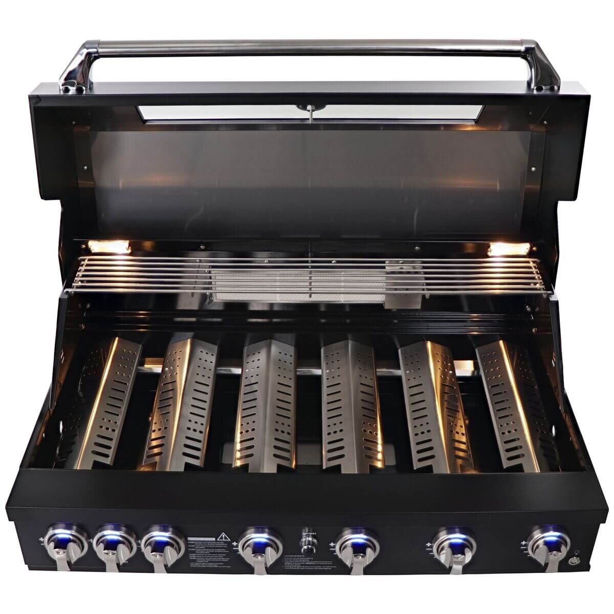 Smart Six Burner Built-In BBQ Black 601W-BK