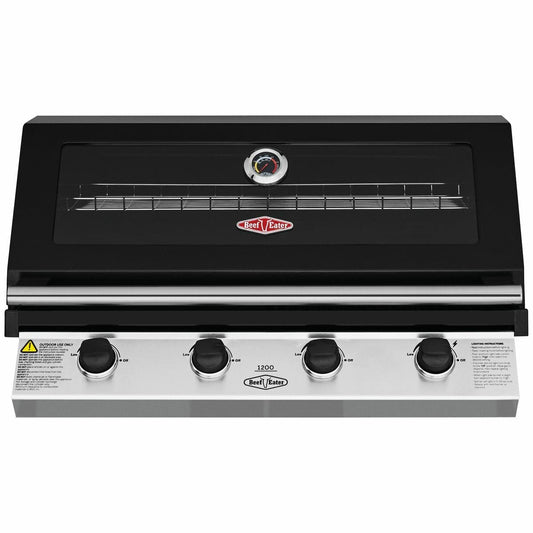 BeefEater 1200 Series 4 Burner LPG Built-In BBQ BBG1240BB