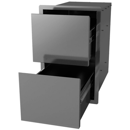 BeefEater Outdoor Kitchen Double Cupboard Drawer Stainless Steel BOC2090SA