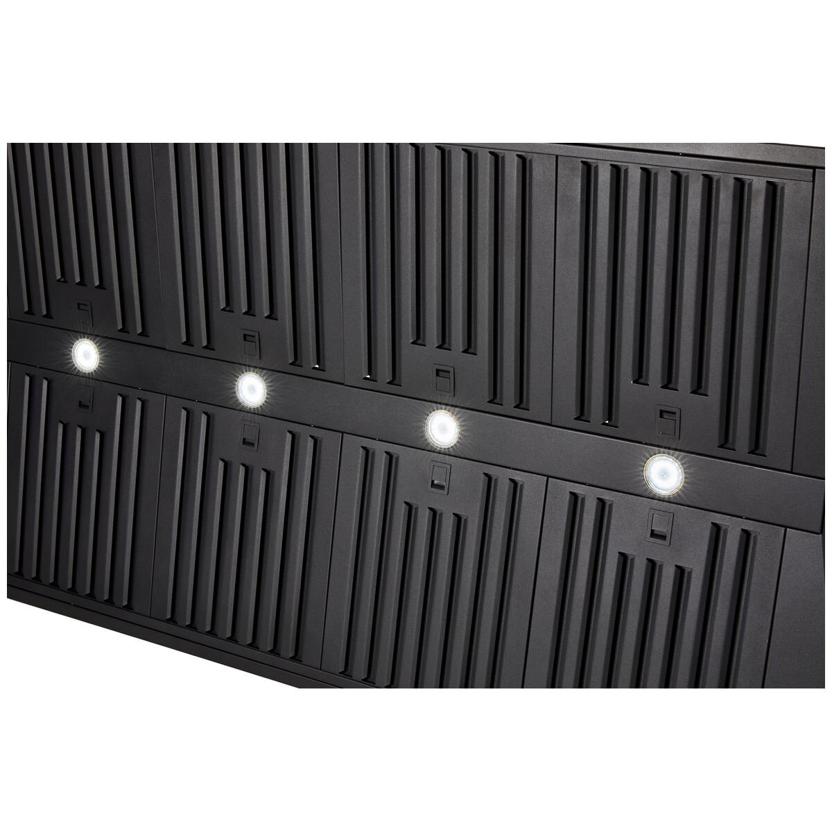 Schweigen 150cm Non Silent BBQ Canopy Matte Black CL7375PAK CL7375BPAK