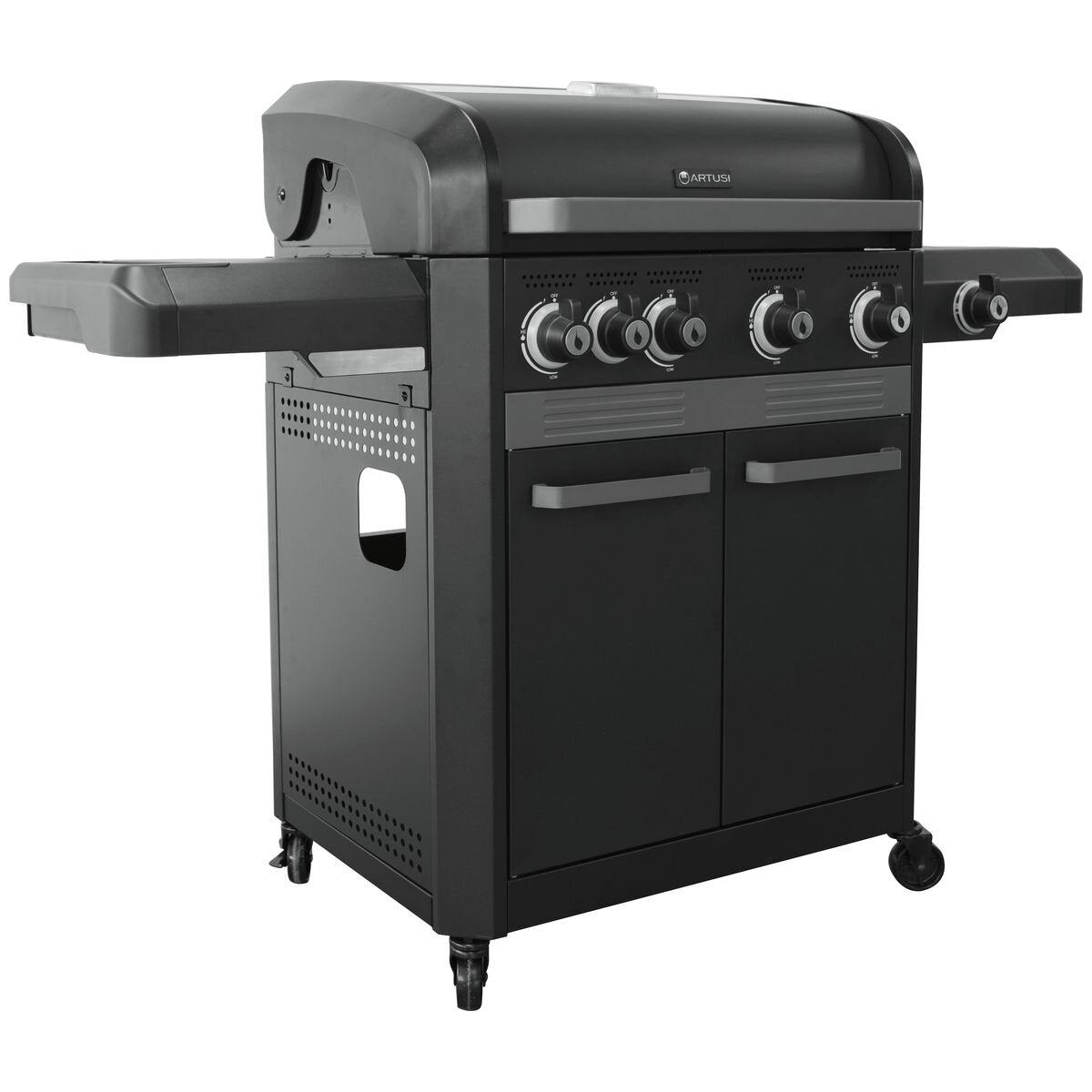 Artusi 4 Burner Chicago Freestanding BBQ with Wok ATBBQCG4