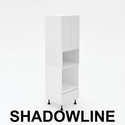 Pantry Tower - 1 Drawer + Oven + Microwave + 2 Doors - Shadowline