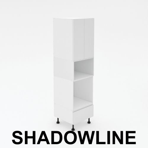 Pantry Tower - 1 Drawer + Oven + Microwave + 2 Doors - Shadowline