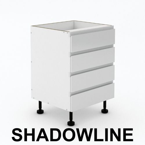4 Equal Drawers - Shadowline
