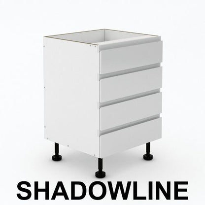 4 Equal Drawers - Shadowline