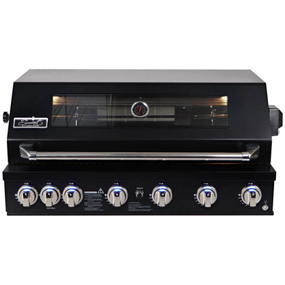 Smart Six Burner Built-In BBQ Black 601W-BK