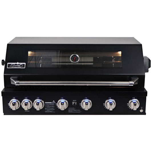 Smart Six Burner Built-In BBQ Black 601W-BK