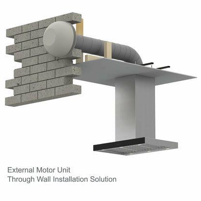 Whispair 120cm Boston Alfresco Ceiling Mounted Cassette with Pro Plus External Remote Motor X9B12S5.EPP