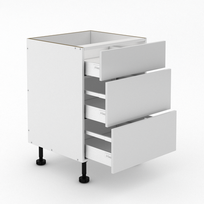3 Drawers - 1 Small Drawer + 2 Pot Drawers - Poly