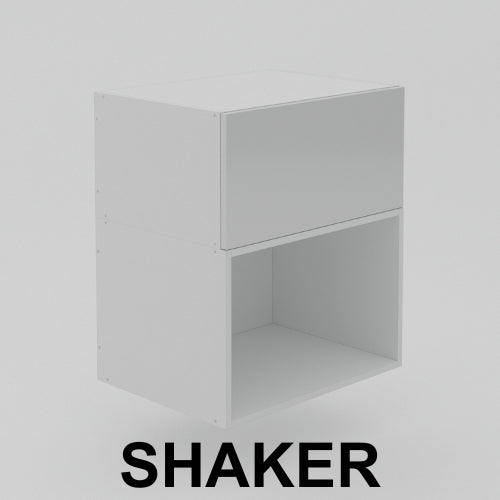 1 Door Microwave Top Cabinet ( Hinged ) - Shaker