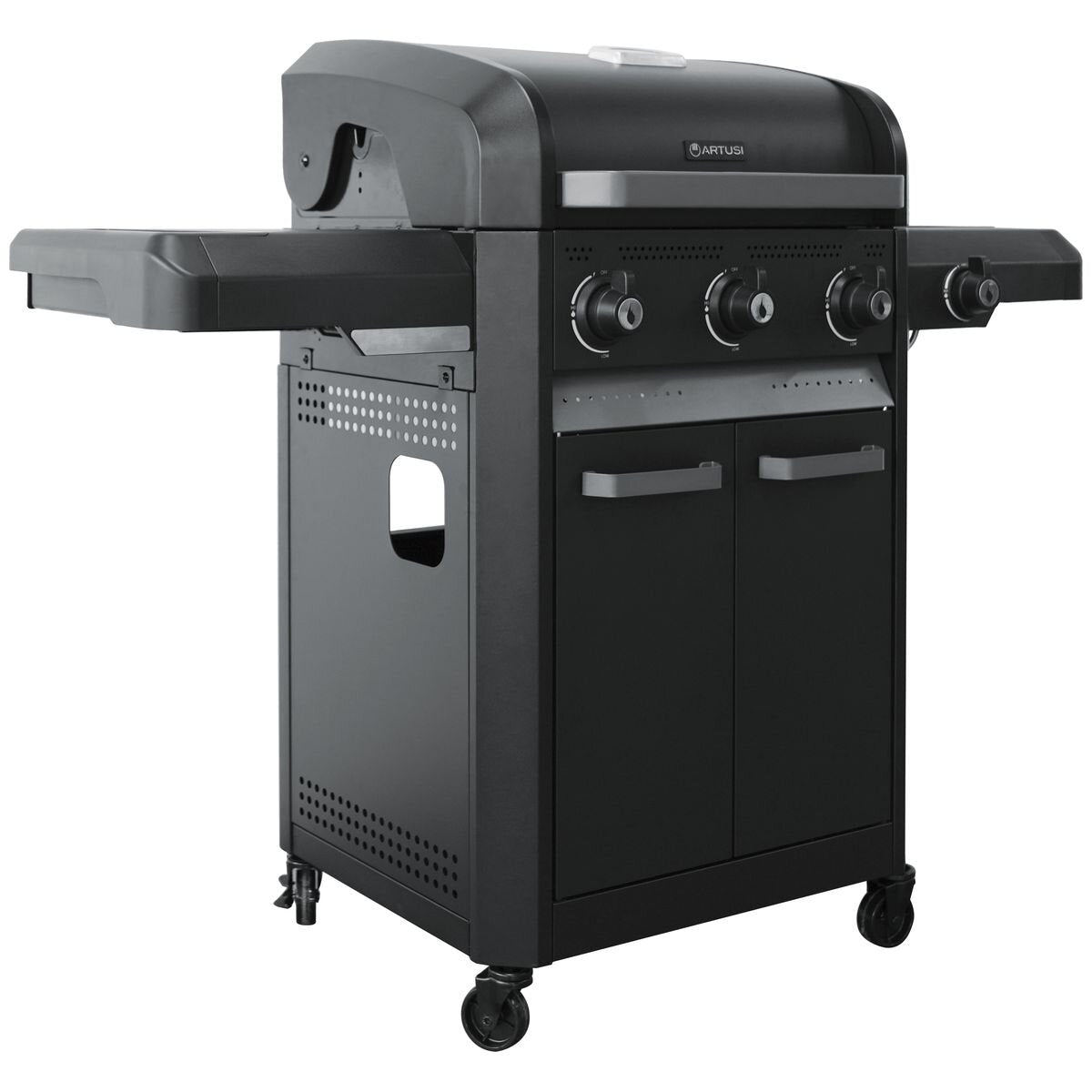 Artusi 3 Burner Chicago Freestanding BBQ With Wok ATBBQCG3