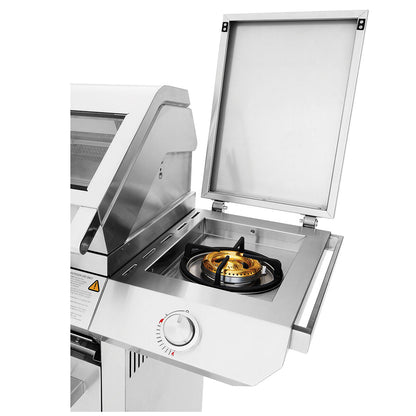 BeefEater 7000 Premium Four Burner Built-in Barbecue and Trolley BMF7645SA