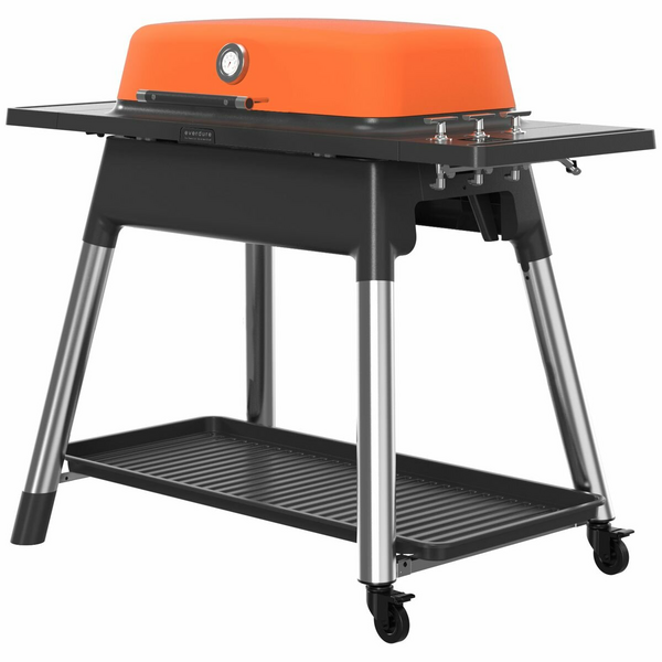 Everdure By Heston Blumenthal Furnace Three Burner Gas BBQ Orange E3G1OA