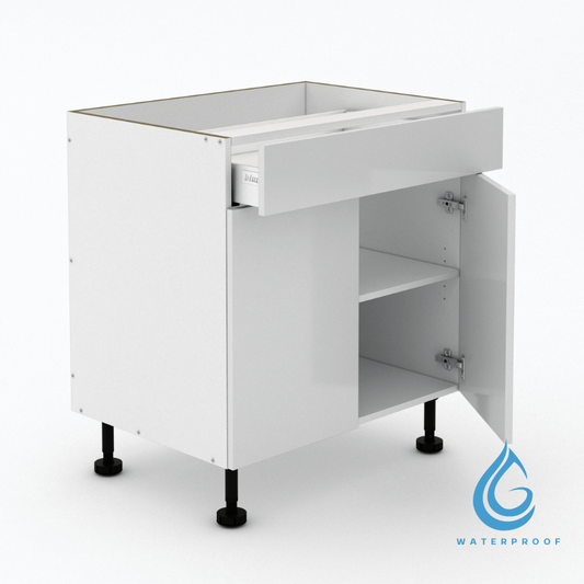 1 Drawer + 2 Doors - Poly - Outdoor Waterproof