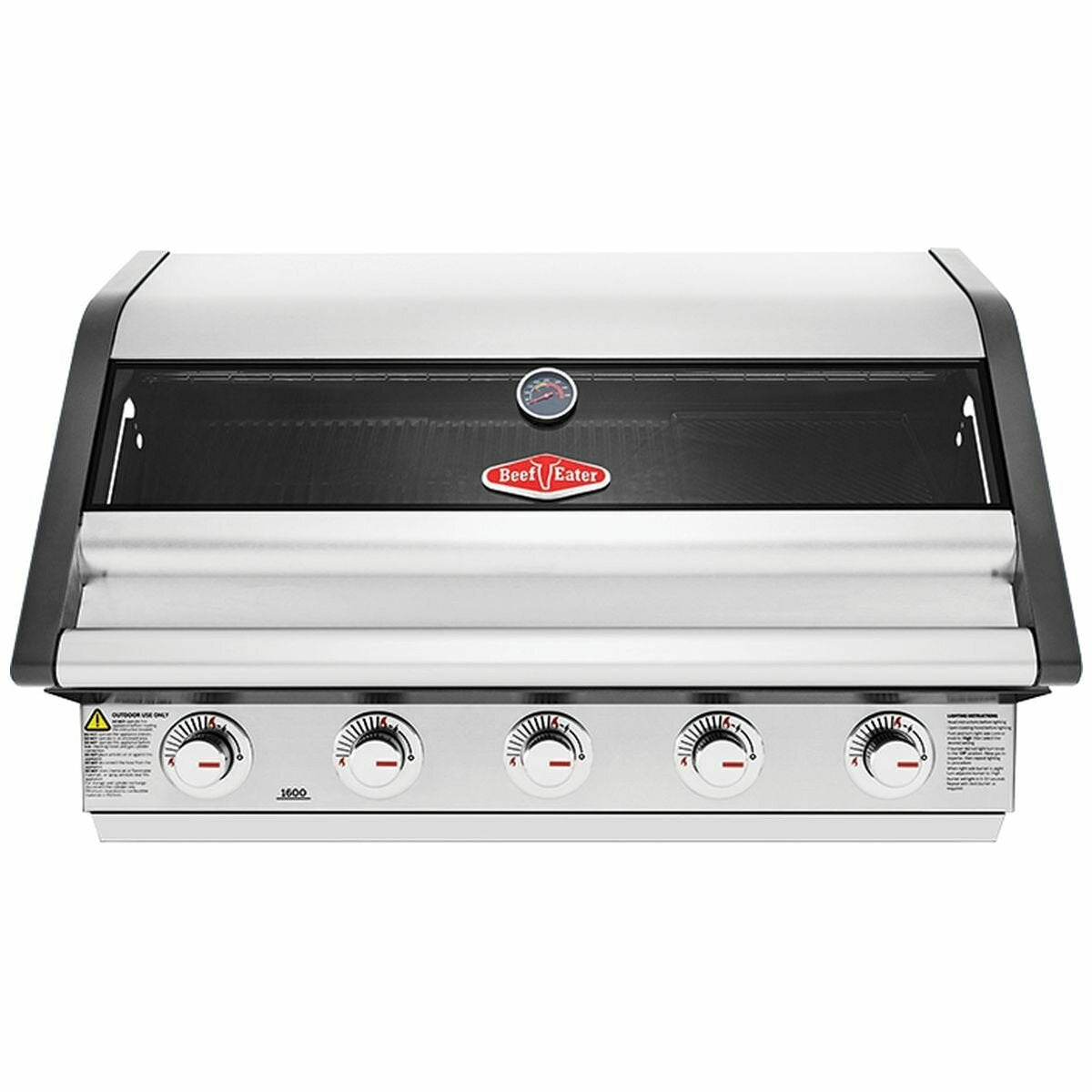 BeefEater 1600 Series SS 5 Burner Built-In BBQ BBG1650SA
