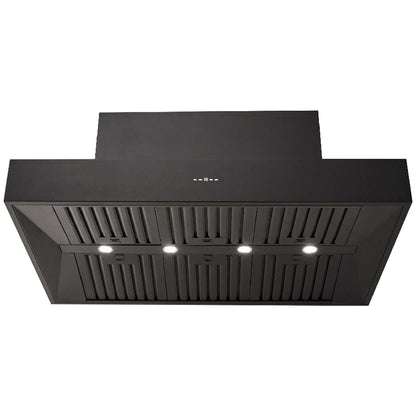 Schweigen 120cm Non Silent BBQ Canopy Matte Black CL7372BPAK