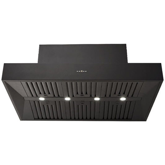 Schweigen 120cm Non Silent BBQ Canopy Matte Black CL7372BPAK
