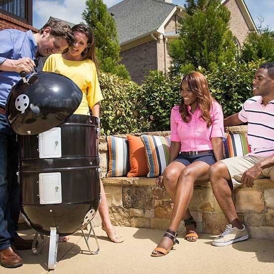 Napoleon Apollo 300 Charcoal Fuel Smoker BBQ AS300K