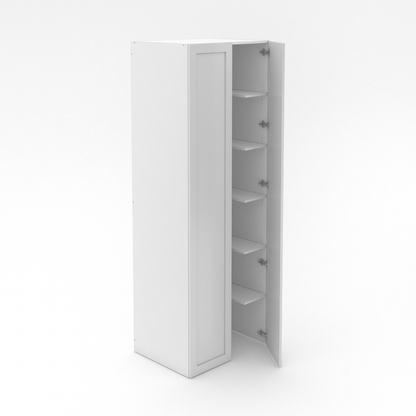 2 Door Pantry - Walk In - U-Shaped Shelving - Shaker
