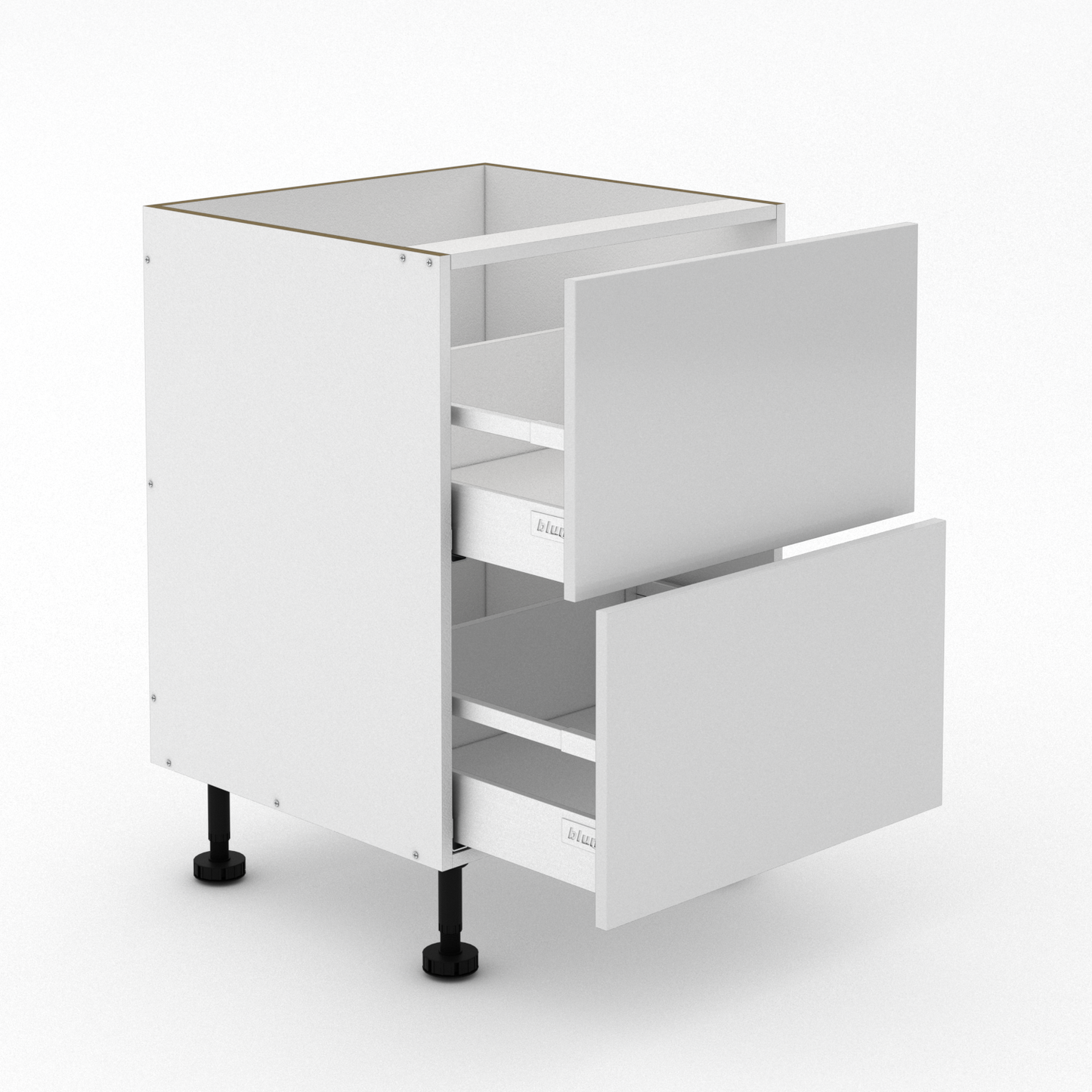 2 Pot Drawers - Poly - Outdoor Cabinets
