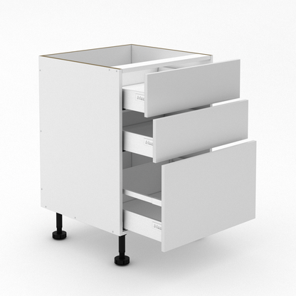 3 Drawers - 2 small drawer + 1 Pot Drawers - Poly