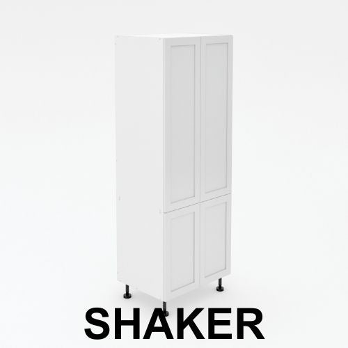 4 Door Pantry with Split - Shaker