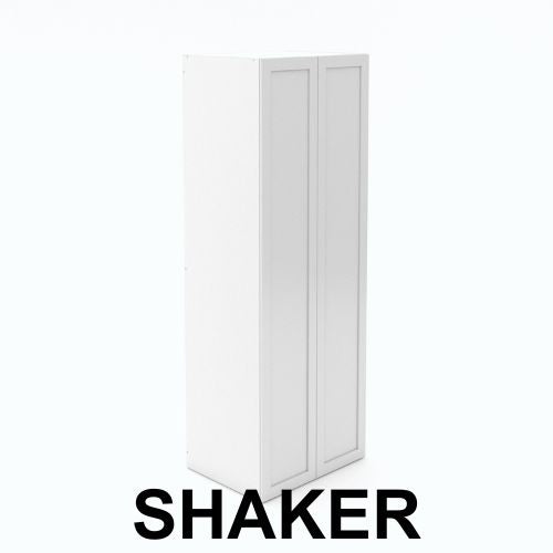 2 Door Pantry Walk In - Shaker