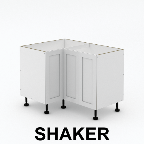 3 Door Base Corner - Shaker