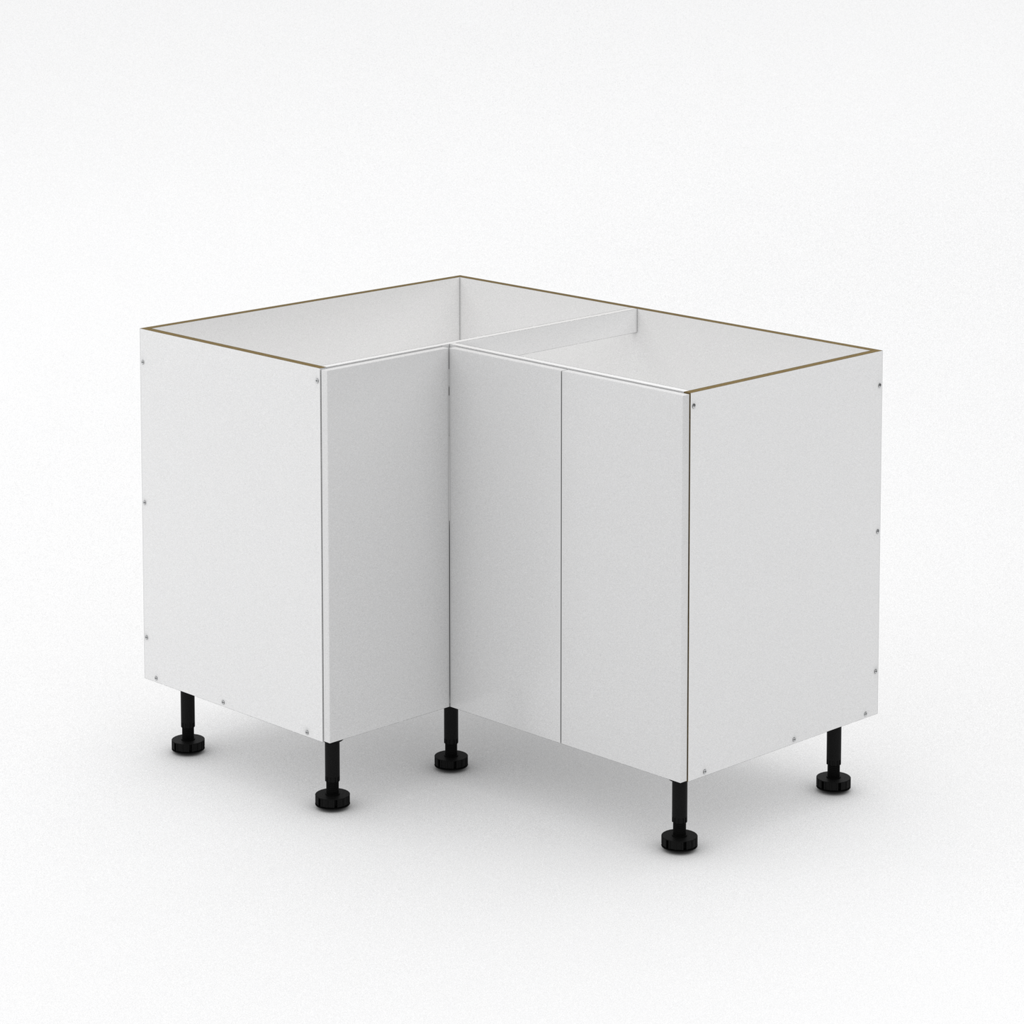 3 Door Base Corner - Poly