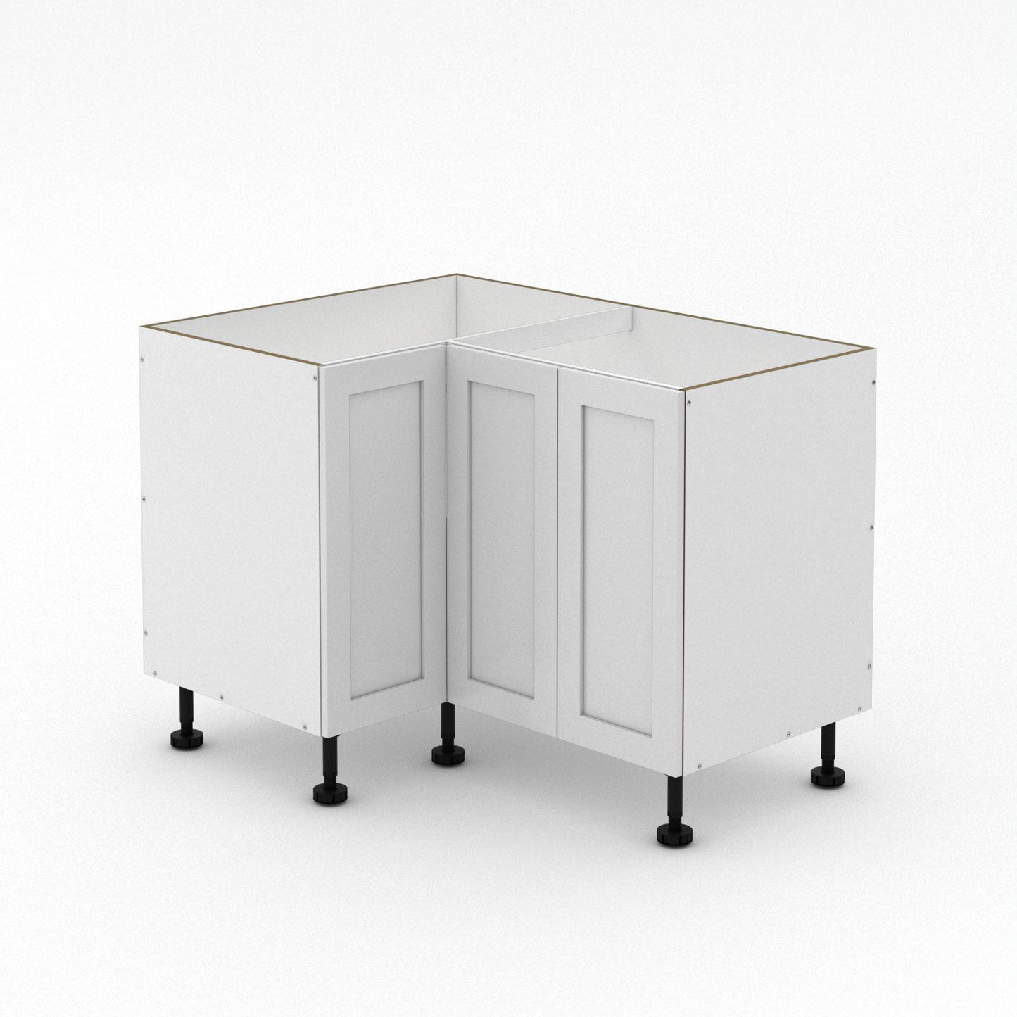 3 Door Base Corner - Shaker