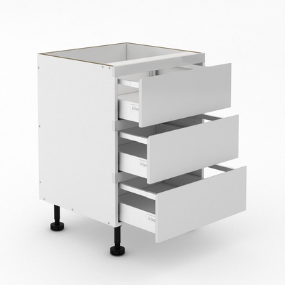 3 Equal Drawers  - Shadowline - Outdoor cabinets